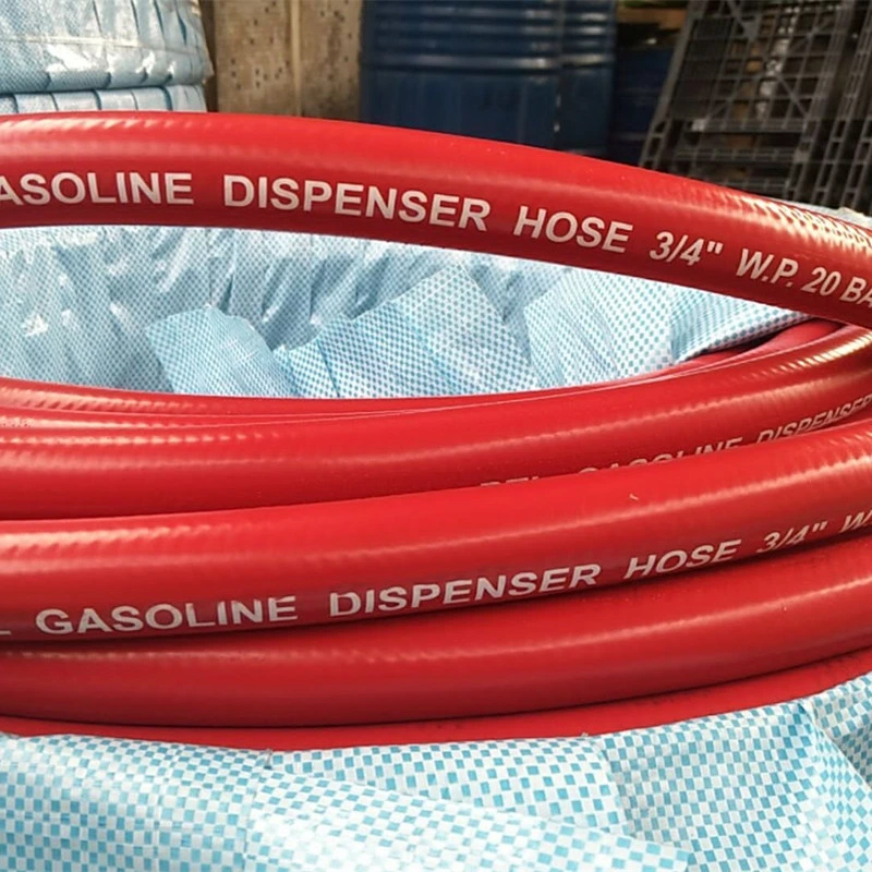 Flexible Petrol Hoses with Vulcanised Rubber Reinforced with Metal Type Hg 3037 1&quot; (25mm)