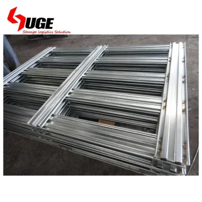 Heavy Duty Plastic Flat Industry Storage Logistics Steel Pallet